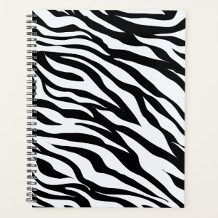 Poster de animal Zebra noir et blanc