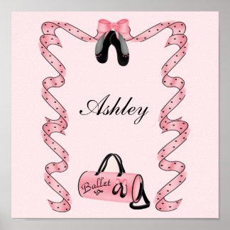 Poster de ballet personnalisable