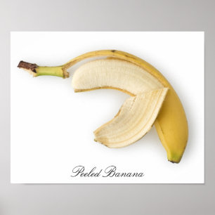 Poster de banane décorée