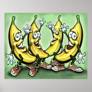 Poster de bananes
