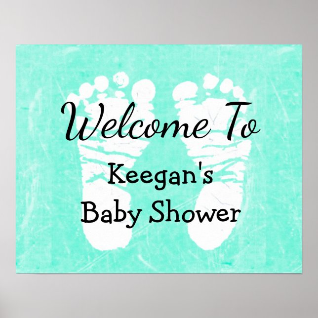 Poster de bannières de baby shower Imprimantes de  (Devant)