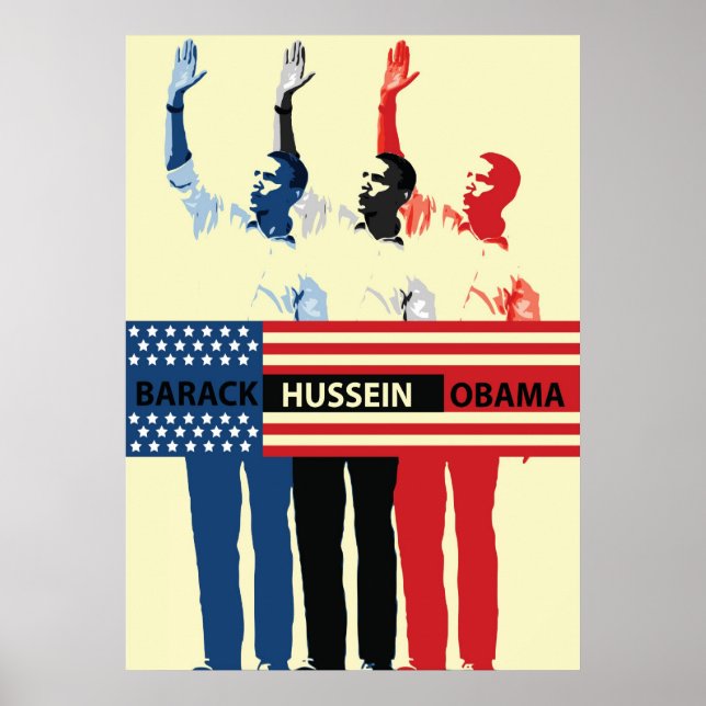 Poster de Barack Hussein Obama (Devant)