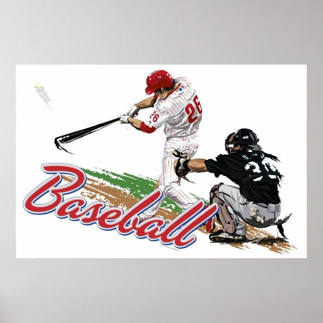 Poster de baseball (Devant)