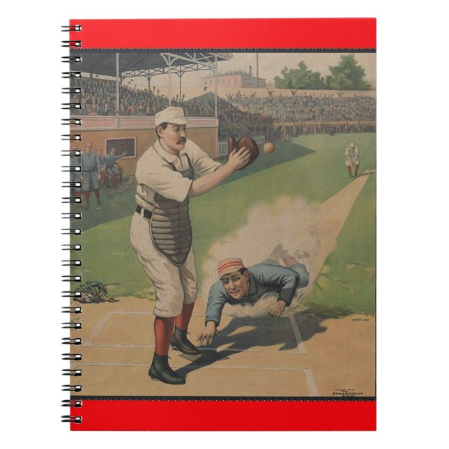 Poster de baseball Carnet (Devant)