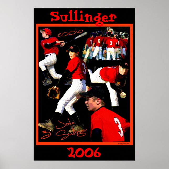 Poster de baseball Sullinger Freshman (Devant)