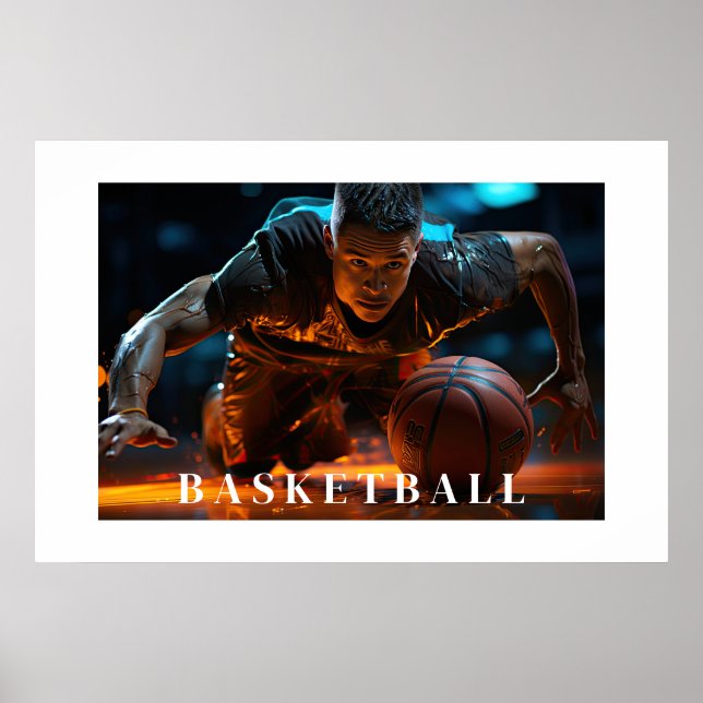 Poster de basket-ball (Devant)