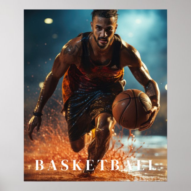 Poster de basket-ball (Devant)