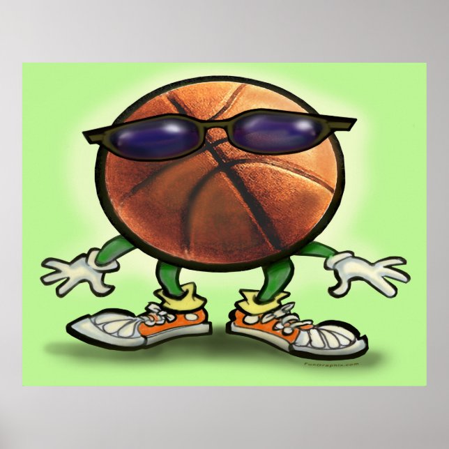 Poster de basket-ball (Devant)