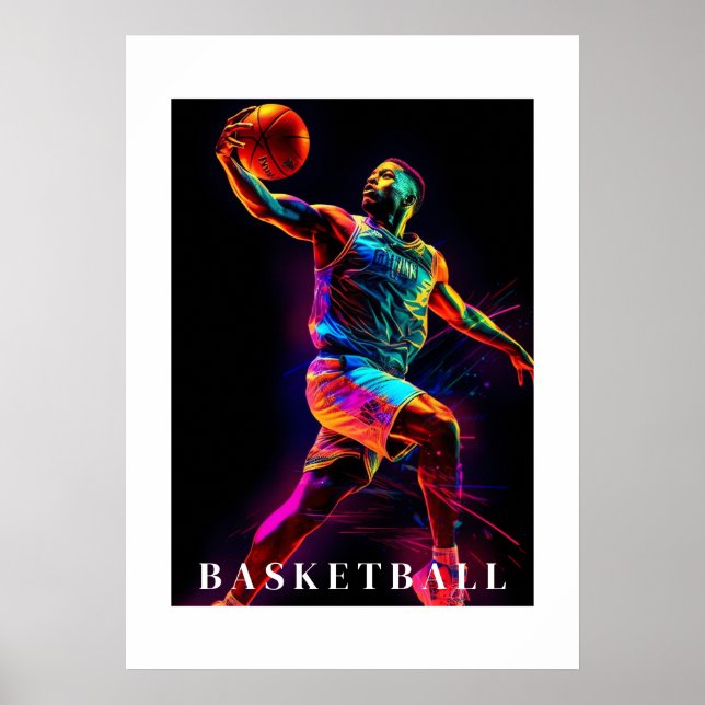 Poster de basket-ball (Devant)