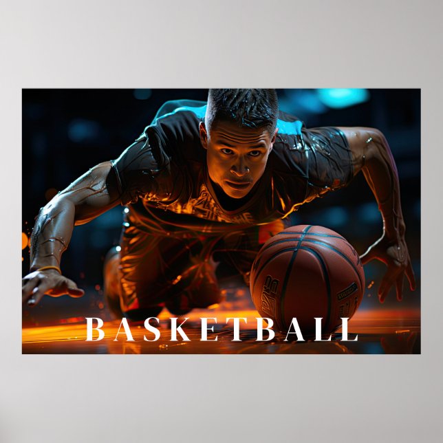 Poster de basket-ball (Devant)