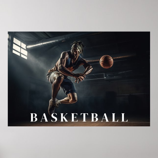 Poster de basket-ball (Devant)