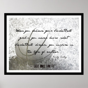 Poster de basket-ball avec devis 008