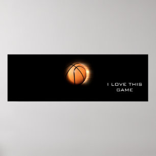 Poster de basket-ball panoramique