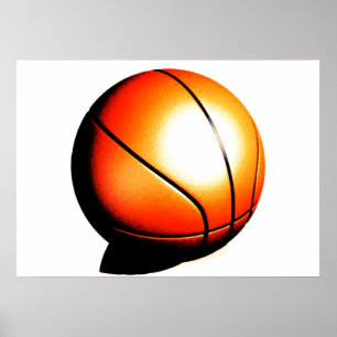 Poster de basket-ball Pop Art