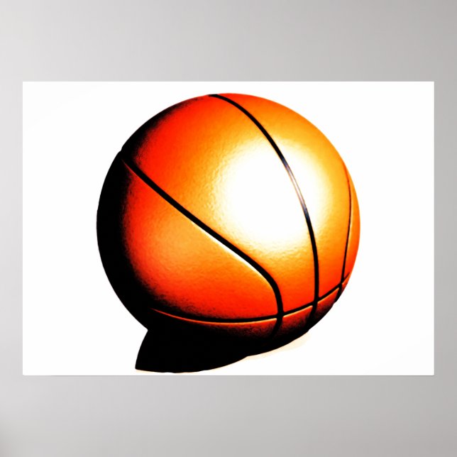 Poster de basket-ball Pop Art (Devant)