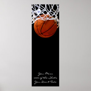 Poster de basket-ball sur la motivation du sport
