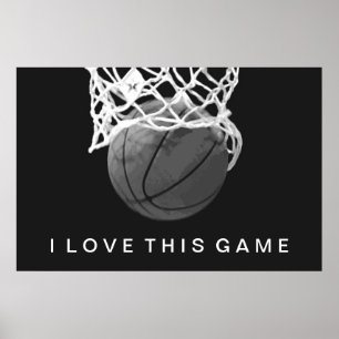 Poster De Basketball I Love This Game