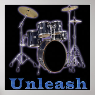 Poster de batterie art