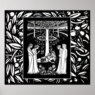 Poster de Beardsley Lancelot & Queens