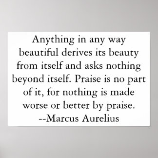 Poster de beauté et de louange