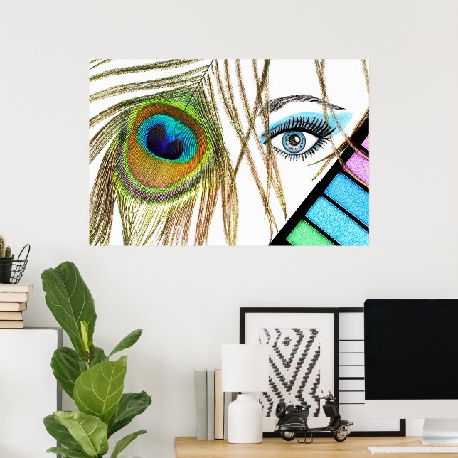 Poster de beauté maquillage (Bureau à domicile)