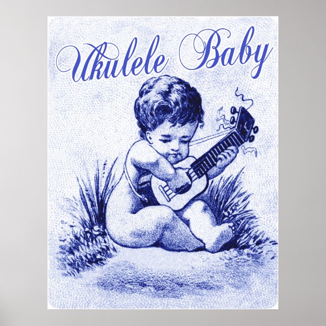 Poster de bébé Ukulele (Devant)