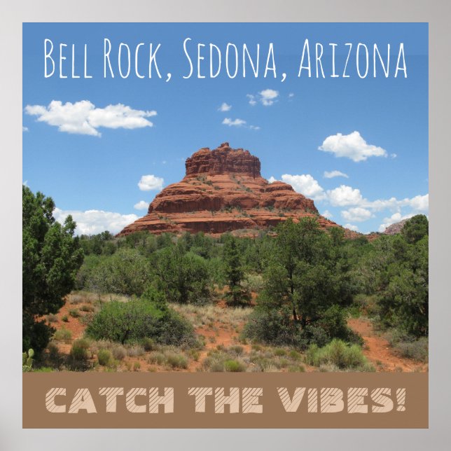 Poster de Bell Rock Sedona, Arizona (Devant)