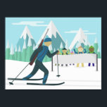 Poster de biathlon - Placez votre texte<br><div class="desc">Poster de biathlon - Placez votre propre texte sur la bannière à l'affiche.</div>