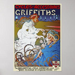 Poster de bicyclette Imprimer : Griffiths Cycles p