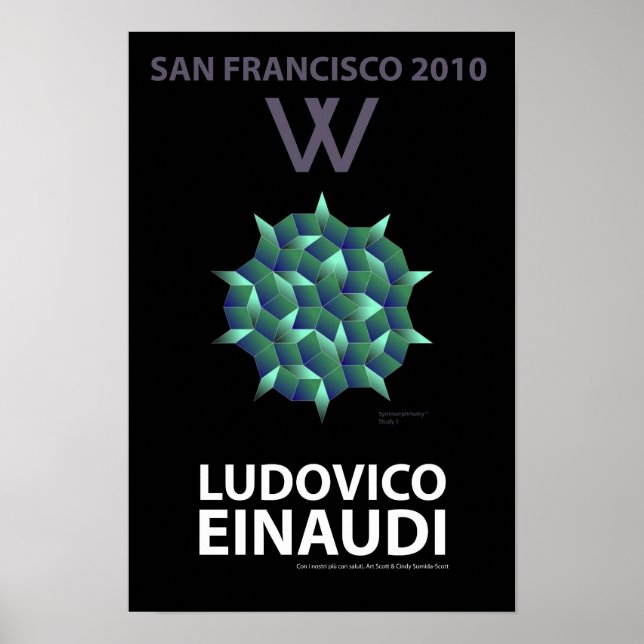 Poster de bienvenue à San Francisco Ludovico Einau (Devant)