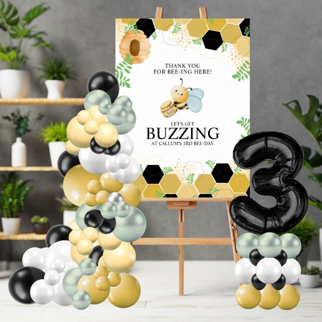 Poster de bienvenue du jour de l'abeille (Créateur téléchargé)