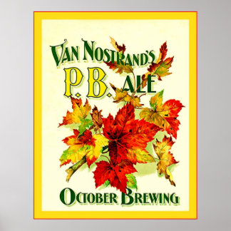 Poster de bière vintage ~ Publicité Vintage