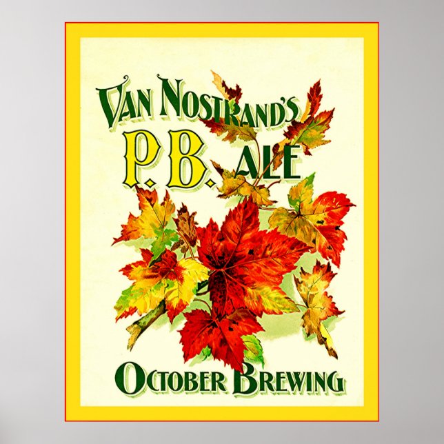 Poster de bière vintage ~ Publicité Vintage (Devant)