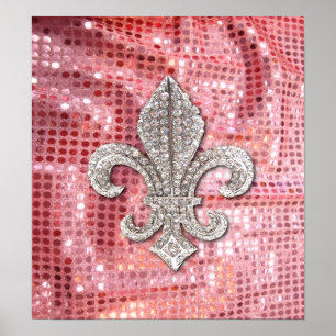 Poster de bijoux Fleur De Lis Nouvelle Orléans