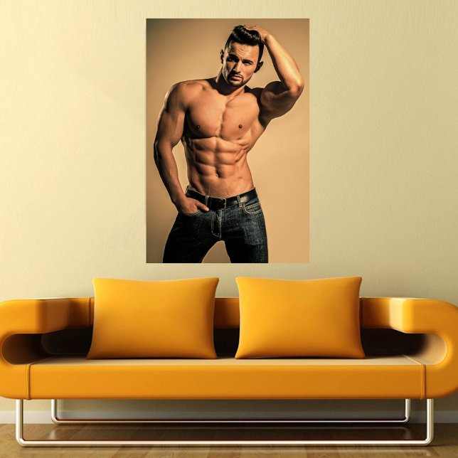 Poster de Blue Jeans Boy Hot Guy (Créateur téléchargé)