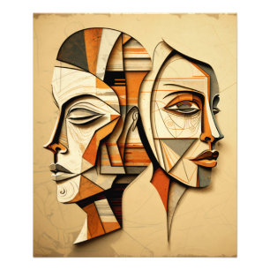 Poster de Bohemian Line Art Couple