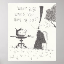 Poster de boisson au thé