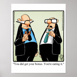 Poster de Bonus sur le Humour de travail amusant