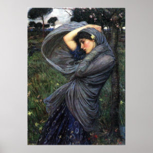 Poster De Boreas Pre-Raphaelite Par John W. Waterh