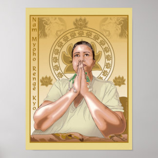 Poster de bouddhisme Cyleni Nichiren Daishonin