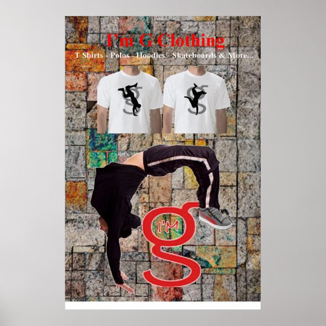 Poster de Breakdance de I'm G Clothing (Devant)