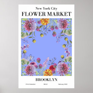 Poster de Brooklyn New York City Flower Market