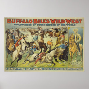 Poster de Buffalo Bill's Wild West Cowboys