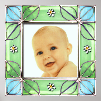 Poster de cadre photo en verre tendu