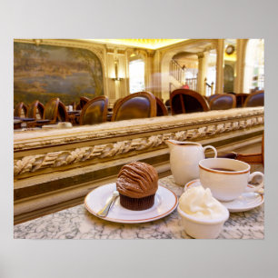 Poster de café et de cupcake