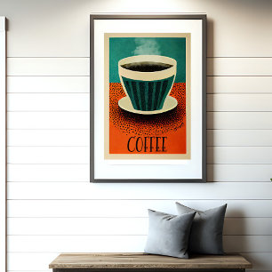 Poster de café rétro