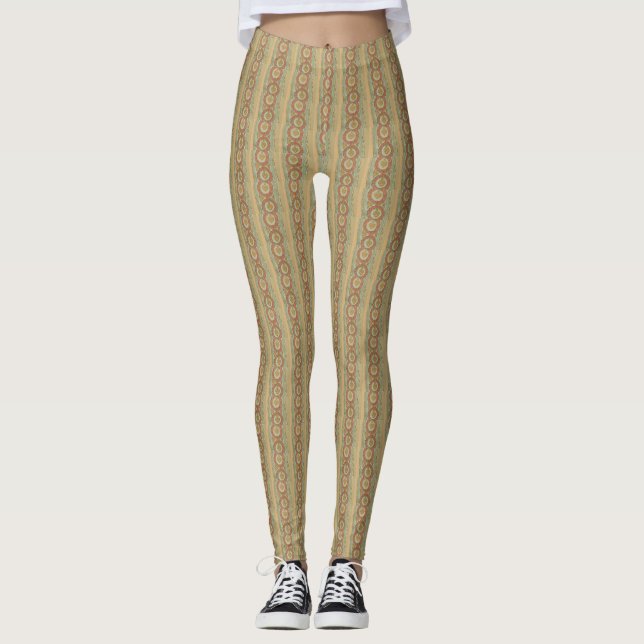Poster de café vintage Leggings pour femmes (Devant)