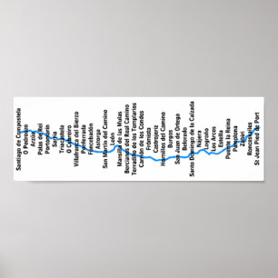 Poster de Camino de Santiago