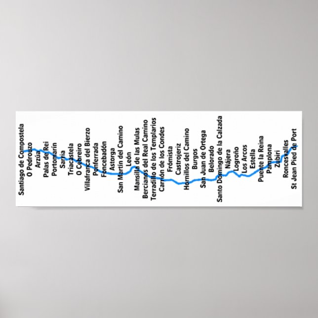 Poster de Camino de Santiago (Devant)