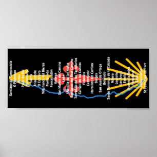 Poster de Camino de Santiago